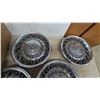 Image 2 : 1975-1984 Cadillac DeVille Fleetwood 15” Wire Hubcap Wheel Covers (4Pcs)