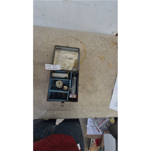 Vintage Automotive Pressure-Sure-Tite Model No. 500 Tester Cooling System Kit with Gauge and Pump