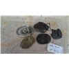 Image 5 : Assorted Belt Buckles: Diamond, W-M Agribition, 1971 United We Stand