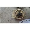 Image 5 : Four Western Belt Buckles: Pony Express, Rodeo, and Two Ornate Designs