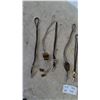 Image 4 : Collection of Bolo Ties: Tiger's Eye, Agate, and Other Stone and Metal Bolo Ties