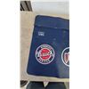 Image 2 : Vintage Chevy GM Buick Auto Service Mechanics Fender Cover Vinyl Garage, 34” x 25