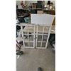 Image 1 : Pair of 6-Pane Wood and Glass Window Sashes, 20”×42”