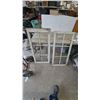 Image 5 : Pair of 6-Pane Wood and Glass Window Sashes, 20”×42”