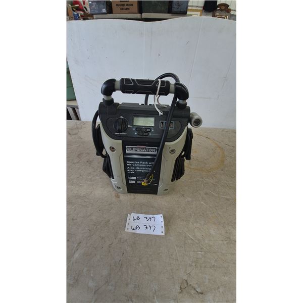 MotoMaster Eliminator Booster Pack/Jump Starter with Air Compressor