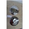 Image 2 : 4 Vintage 9” Dog Dish Chrome Hubcaps and 2 More