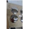 Image 3 : 4 Vintage 9” Dog Dish Chrome Hubcaps and 2 More