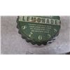 Image 3 : Delicious Lemonade Bottle Cap Wall Clock 14” diameter
