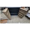 Image 7 : Blue Streak Professional Tune-Up Services Vintage Automotive Parts Metal Storage Cabinet.