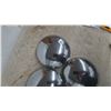 Image 4 : Five Chrome Hubcaps, 3)8” 2)9”