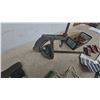 Image 2 : Assorted Tools and Hardware: Axe, Stapler, Paint Swatches, furniture Decore Knobs