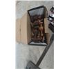 Image 5 : Assorted Tools and Hardware: Axe, Stapler, Paint Swatches, furniture Decore Knobs