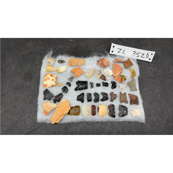 Collection of Archaeological Lithic Artifacts, Chert, Flint, Obsidian Tools and Pottery Shards