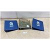 Image 1 : Set of Three 3-Ring Trading Card Binders, Two Hockey Cards and One Baseball Album