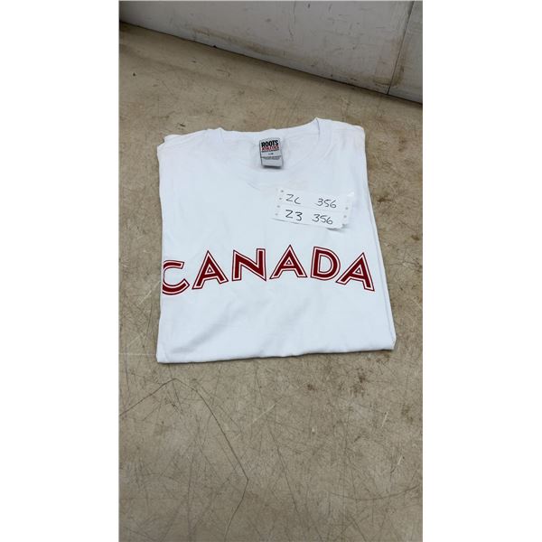 New Roots Athletics Canadian Olympic Team, 100% Cotton T-Shirt, Size Large