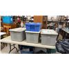 Image 1 : 4 Storage Totes