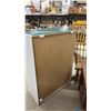 Image 3 : White Wall-Mounted Cabinet With Mounting Hardware, 2 Glass Shelves and 2 Wood Framed Glass Doors
