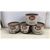 Image 4 : Five Roco Black Axle Grease Tins, Radio Oil Refineries Limited, Winnipeg, Canada