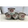 Image 5 : Five Roco Black Axle Grease Tins, Radio Oil Refineries Limited, Winnipeg, Canada