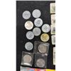 Image 7 : Wills's Cigarettes Train Cards, "Great Canadian Moments" Medallions, and Assorted Coins