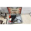 Image 5 : Vintage Resistor Cabinet, Mastercraft Soldering Iron, Hubcap, Wood Planes