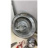 Image 7 : Vintage Resistor Cabinet, Mastercraft Soldering Iron, Hubcap, Wood Planes