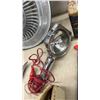 Image 8 : Vintage Resistor Cabinet, Mastercraft Soldering Iron, Hubcap, Wood Planes