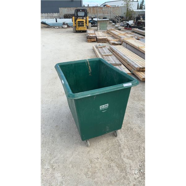 Uline Poly Box on Casters 30 × 40 × 34”