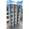 Image 2 : Three 6-Tier Lockers, 72”×12”×18”