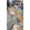 Image 3 : Drop-Leaf Dining Table and 4 Windsor-Style Chairs
