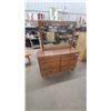 Image 1 : Wood Dresser 30”×49”×17” with Mirror 29”×41”