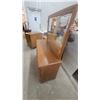 Image 5 : Wood Dresser 30”×49”×17” with Mirror 29”×41”