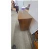 Image 4 : Mid-Century Modern 3-Drawer Dresser with Brass Pulls, 33”×32.6”×17”