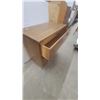 Image 5 : Mid-Century Modern 3-Drawer Dresser with Brass Pulls, 33”×32.6”×17”