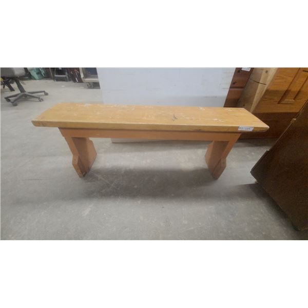 Wooden Bench 54”