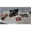 Image 1 : Singer Sewing Machine with Attachments, Instructions, and Original Boxes