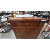 Image 4 : Mid-Century Modern Tallboy Dresser and Chest of Drawers. 44”×32”×17”