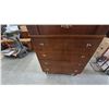 Image 5 : Mid-Century Modern Tallboy Dresser and Chest of Drawers. 44”×32”×17”