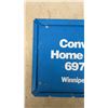 Image 3 : Winnipeg Free Press Convenient Home Delivery Advertising Sign -17” x 11.25”