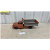 Image 1 : Vintage 1950s Structo International Hydraulic Dump Truck, Pressed Steel, Orange and Gray