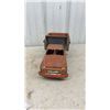 Image 4 : Vintage 1950s Structo International Hydraulic Dump Truck, Pressed Steel, Orange and Gray