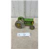 Image 1 : Vintage Windup Mettoy Playthings Tin Toy Tractor, Green and Yellow