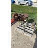 Image 1 : Forge with Seized Blower, 90lb Anvil with Broken Horn and 4 Blacksmith Tongs