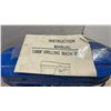 Image 2 : Blue 13mm Benchtop Drilling Machine with 1/3 Horsepower 120V Motor and Instruction Manual