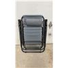 Image 4 : Gray Foldable Zero Gravity Reclining Chair with Adjustable Headrest and Armrest Locks