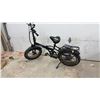 Image 1 : E-Fox T100 Folding Electric Fat Tire Bicycle with 48V Motor, Kenda Tires, Charger and Rear Rack.