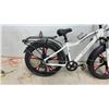 Image 9 : EMMO Caliermo Fat Tire Electric Bike, Mag Wheels, 7-Speed, Disc Brakes, Rear Rack and More. No