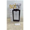 Image 1 : New Sun Soaked Creations Solar LED Tabletop Lantern, Vintage-Style, 40 Lumens, Item 1005264