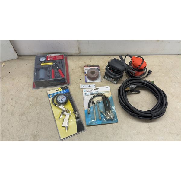 Mr. Blacksmith 8943409 Vacuum Pump and Brake Kit, Tire Inflator, Sander, Air Hose