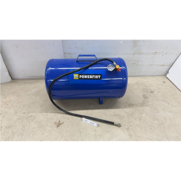 Powerfist 11-Gallon Portable Air Carry Tank with Pressure Gauge, 125 PSI Max